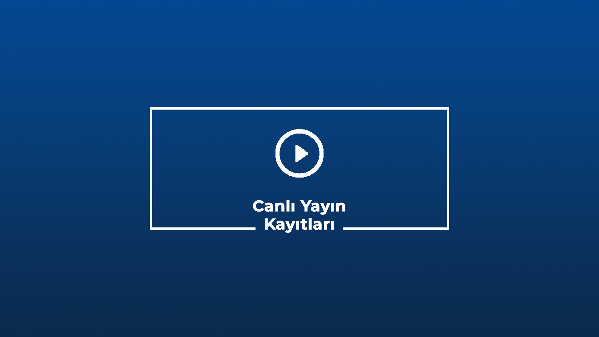 Live Broadcast Recordings